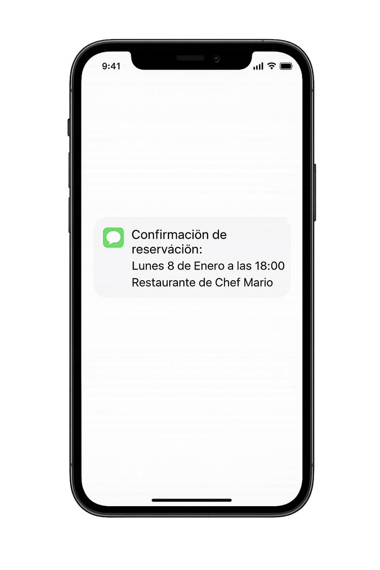 Teléfono con notificación