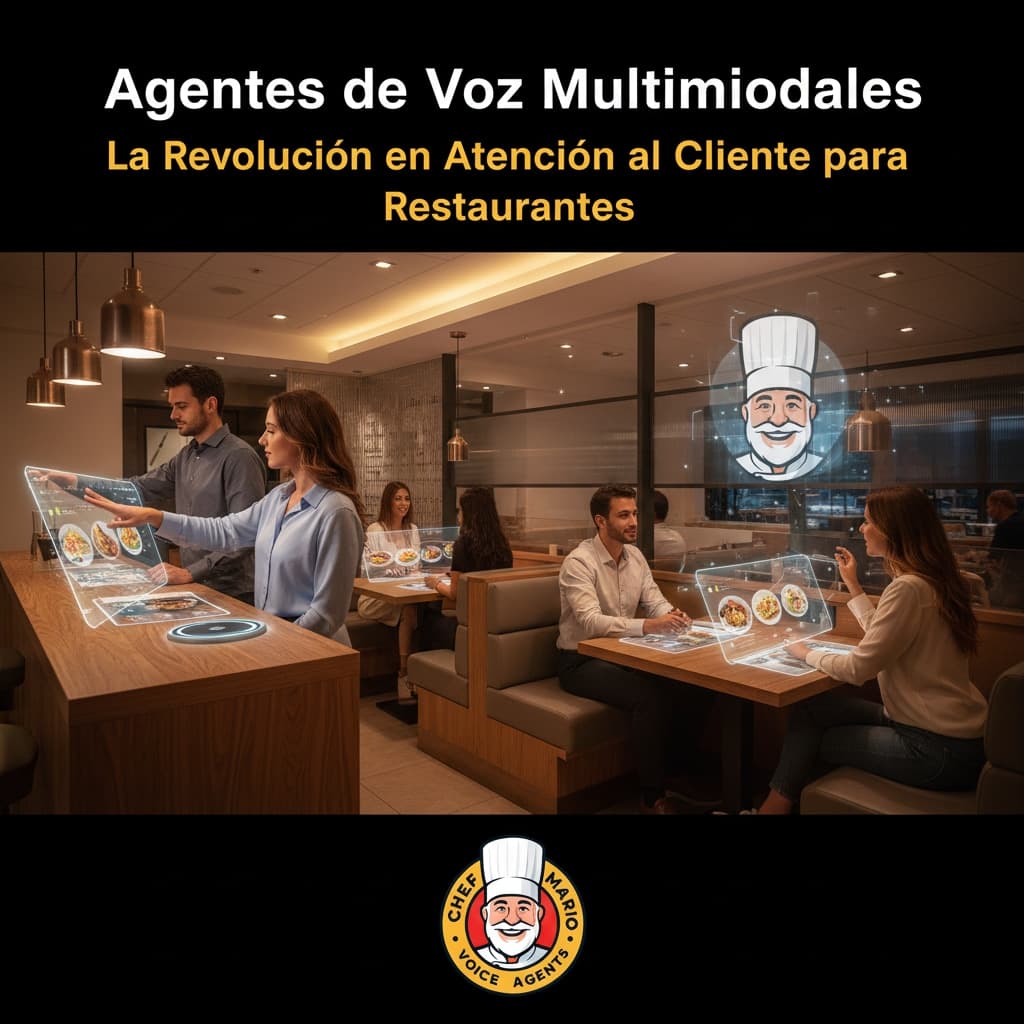 Agentes de Voz Multimodales: La Revolución en Atención al Cliente para Restaurantes